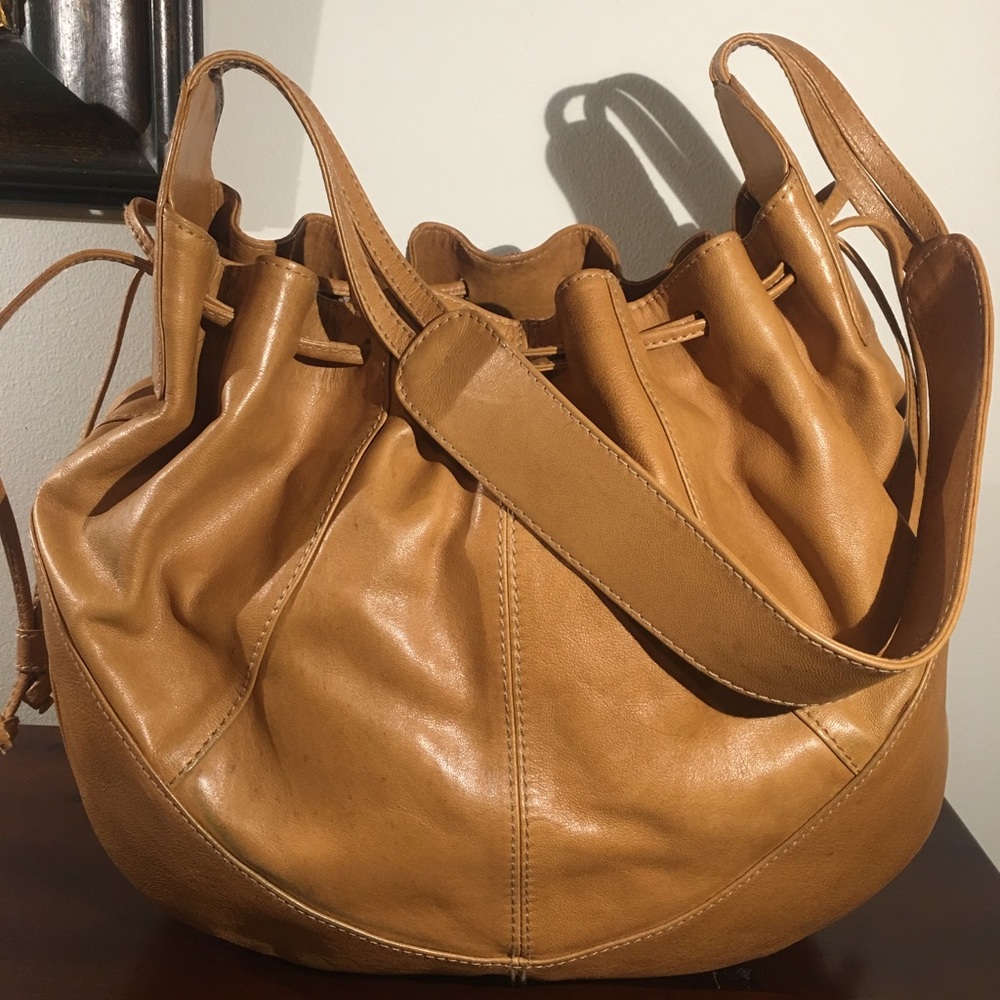 Tan/Beige Hobo Shoulder Bag - Barney’s NY